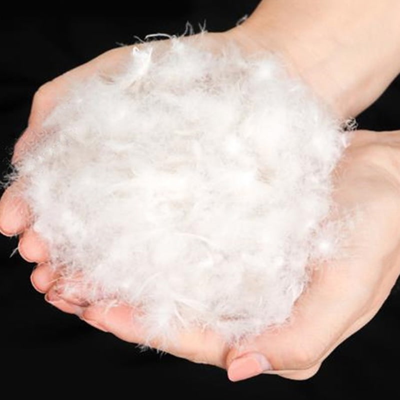 Piumino d'oca bianca pura al 90%.