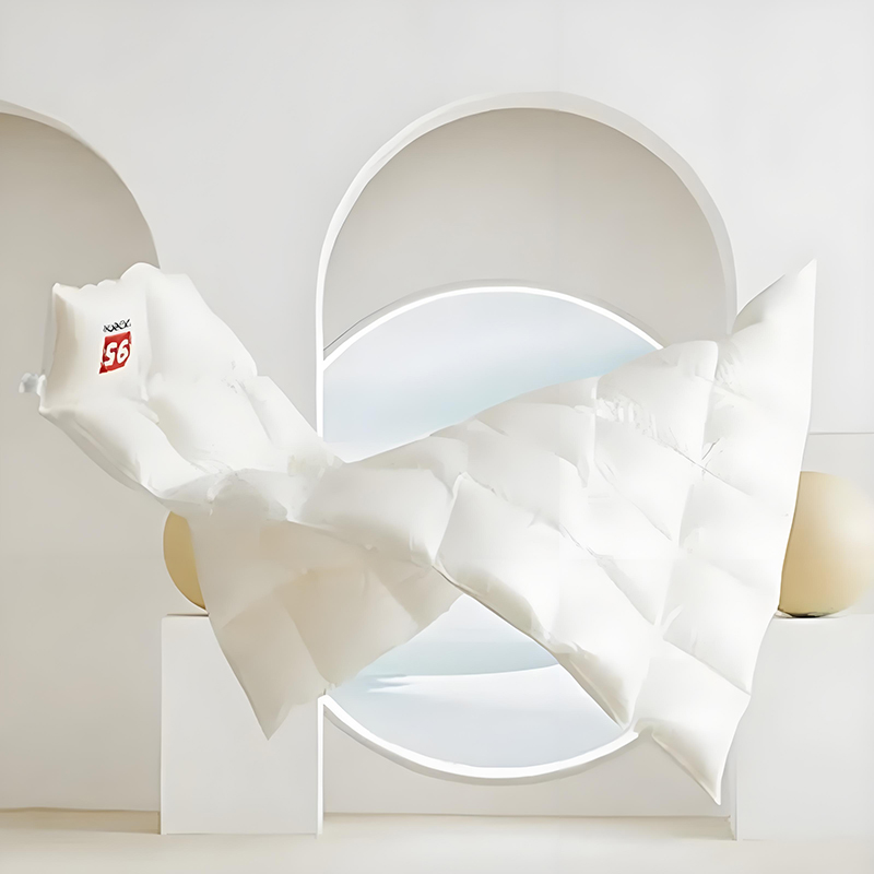 Imbottitura in piumino sicura per maternità e neonati ad alto loft, termobloccante e rispettosa dell'ambiente